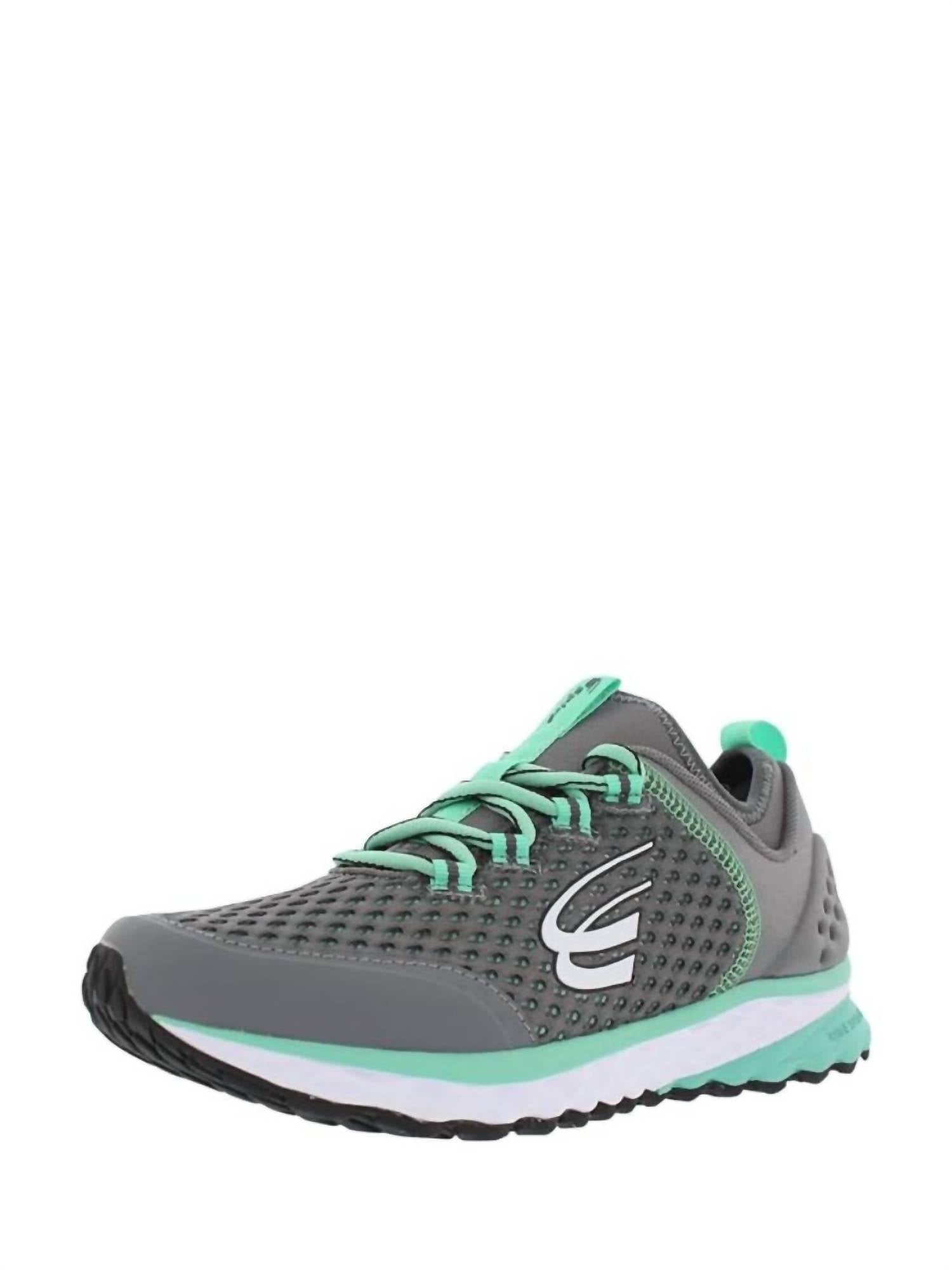 Кроссовки женские Phoenix Running Shoes - Medium Width, цвета: уголь/мята/белый Spira — фото 2