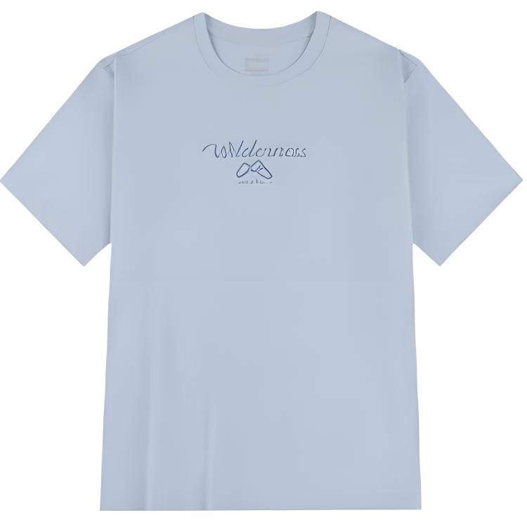 

361° Футболка Unisex Dusty Blue Crew Neck тонкая прямая посадка