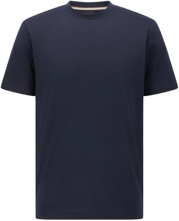 Футболка BOSS Mens Tiburt с коротким рукавом и круглым вырезом, Navy — фото 2