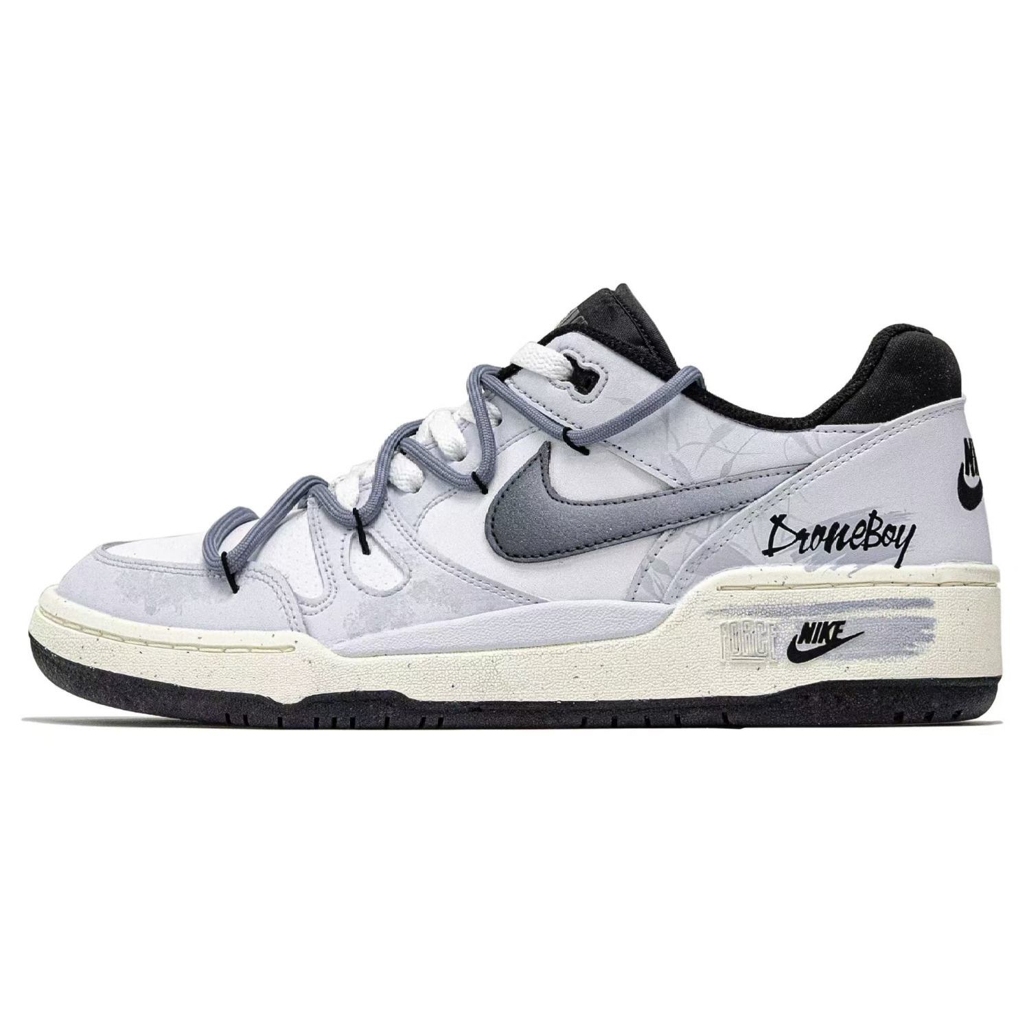 

Кроссовки для скейтбординга Full Force Low Top, мужские, серые Nike, Gray