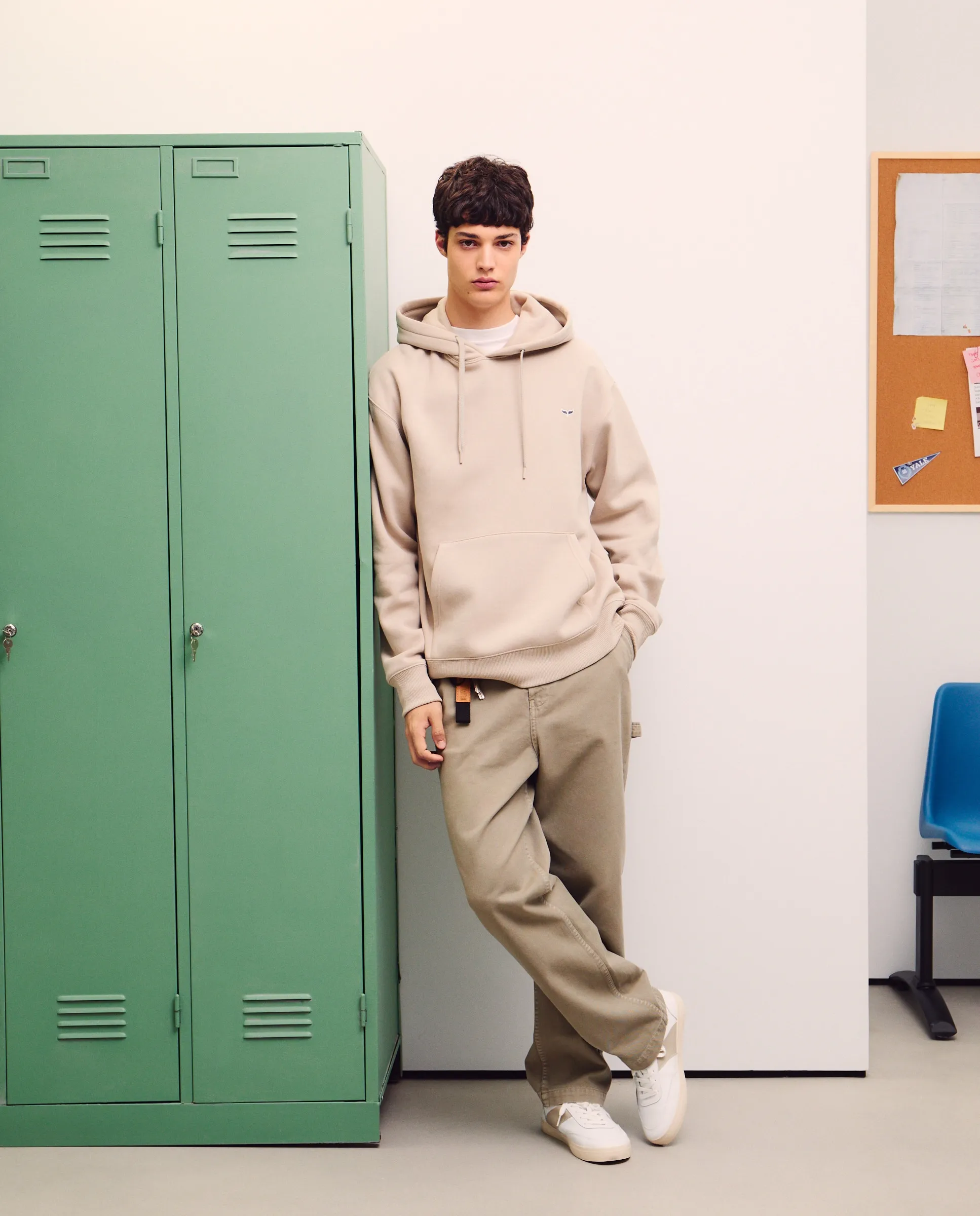 

Мужская худи однотонная Green Coast, серый