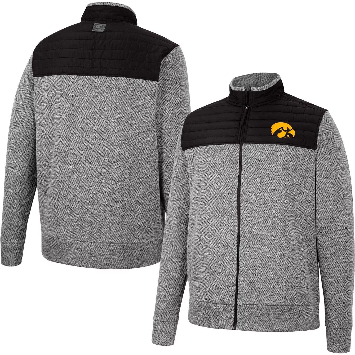 

Мужская темно-серая/черная куртка с молнией во всю длину Iowa Hawkeyes Putter с узором «елочка» Colosseum, Черный, Мужская темно-серая/черная куртка с молнией во всю длину Iowa Hawkeyes Putter с узором «елочка» Colosseum