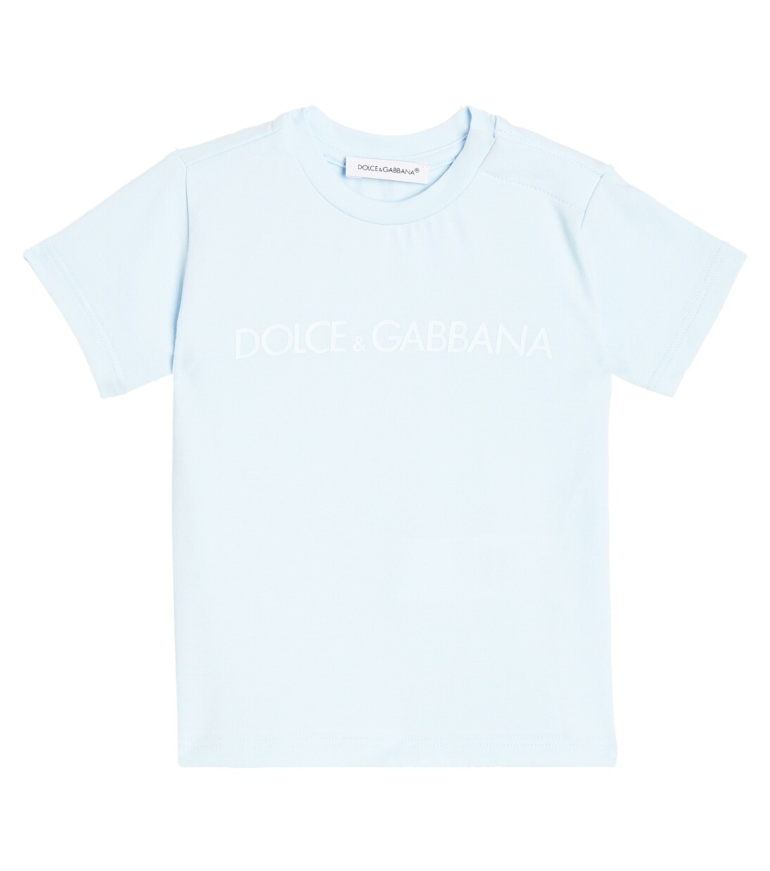 

Футболка из хлопкового джерси с логотипом baby baby Dolce&Gabbana Kids, розовый