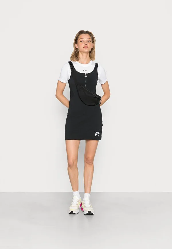 Платье из трикотажа air dress Nike Sportswear, Black — фото 2