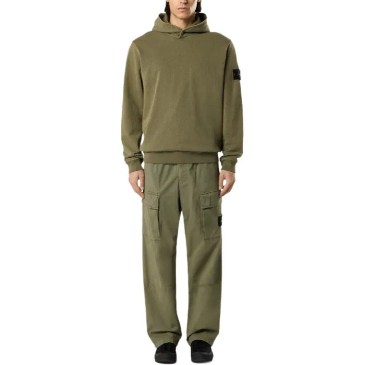 Карго брюки Stone Island Army Green — фото 4