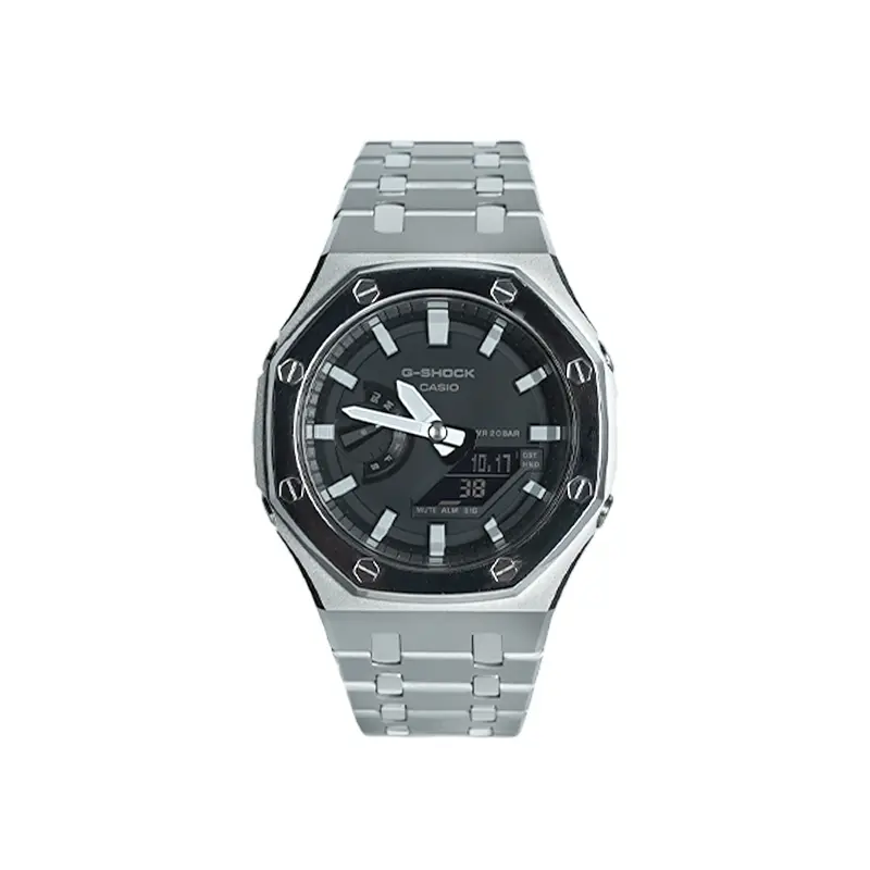 

Мужские часы CASIO Liquid Crystal/Analog Dual Display Series черные