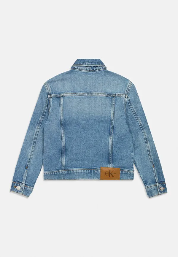 Джинсовая куртка унисекс для дальнобойщика Calvin Klein Jeans, Cloudy Blue — фото 2
