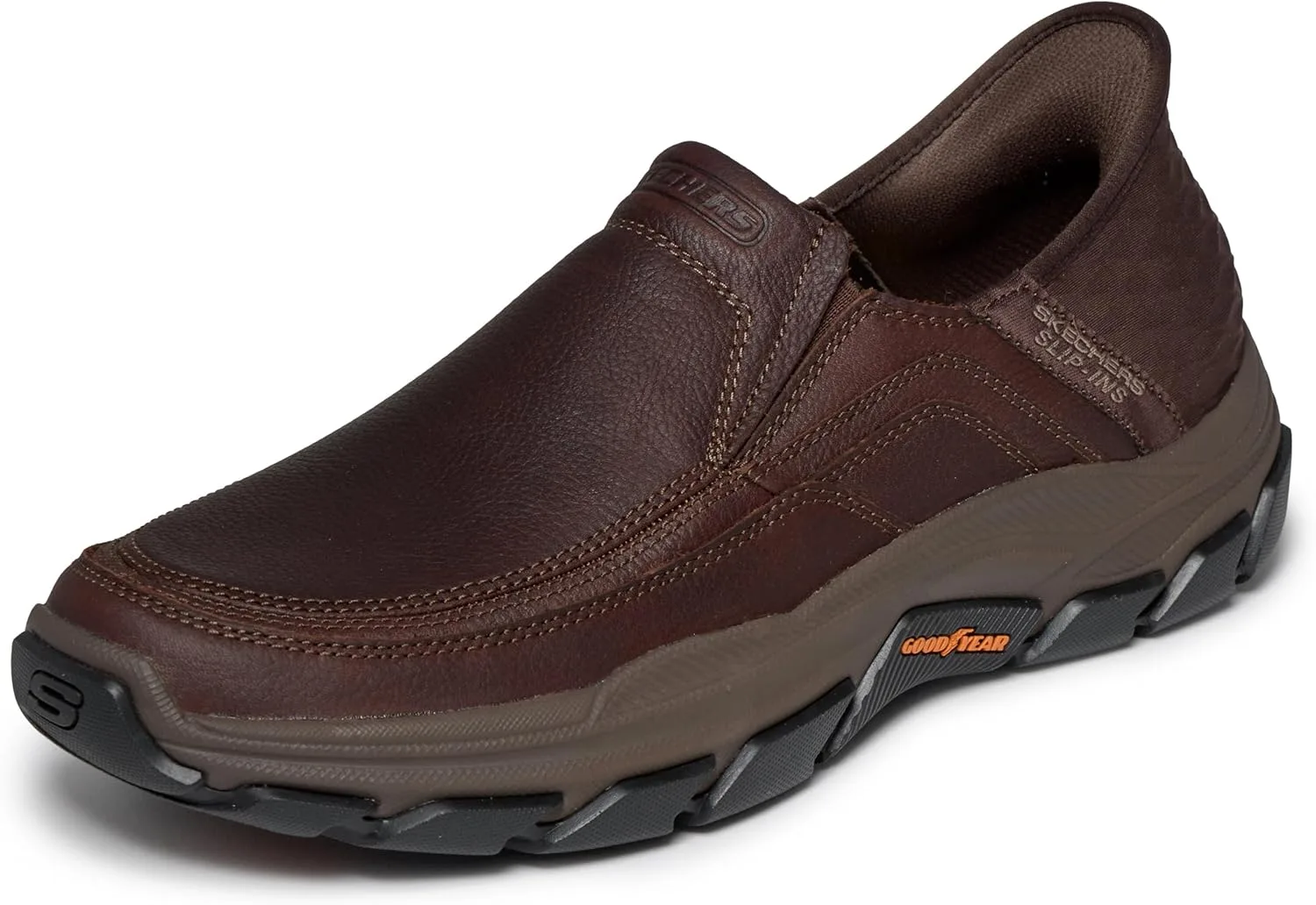 Мужские лоферы Skechers USA Respected Elgin 204810, красный/коричневый