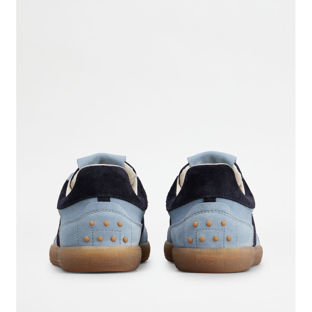 Tod's Tabs Кроссовки из замши, светло-голубой/синий — фото 3