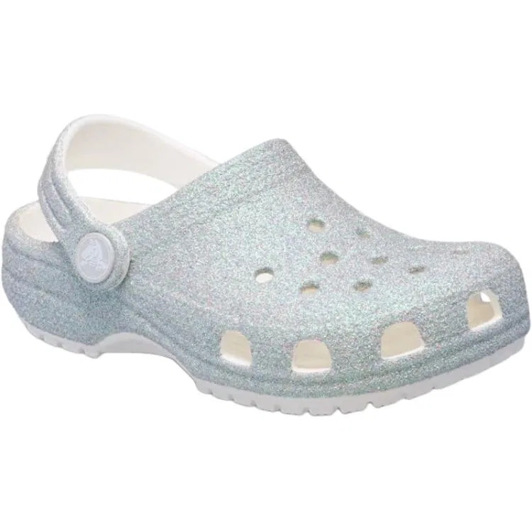 Детские сандалии Crocs Classic Clog Silver — фото 4