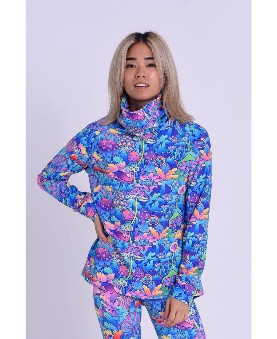 

Женская термофутболка с высоким воротником - насколько высоким OOSC, Multi