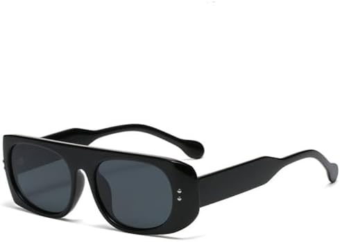 

Женские солнцезащитные очки в квадратной оправе, солнцезащитные очки для путешествий, спортивные очки, очки для вечеринок, женские солнцезащитные очки в стиле ретро MTZJH, Bright Black