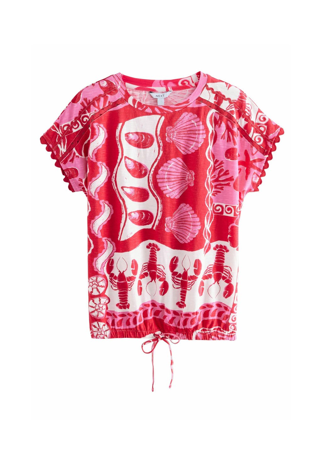 

Футболка с принтом TALL FIT SHORT SLEEVE Next, красный