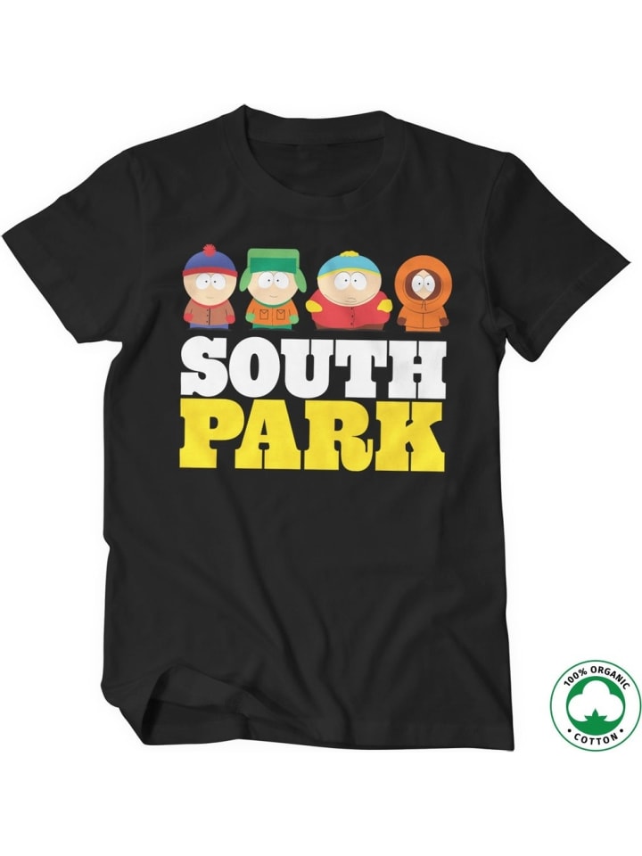 

South Park Черная футболка, Черный, South Park Черная футболка