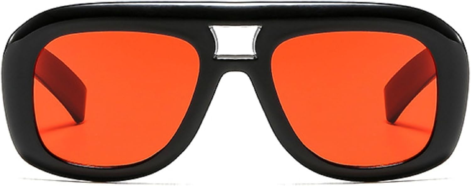 

Солнцезащитные очки в стиле ретро с двойной перемычкой, квадратной формы, модные градиентные линзы, защита от УФ-излучения UV400, трендовые солнцезащитные очки цвета шампанского mincl, C2