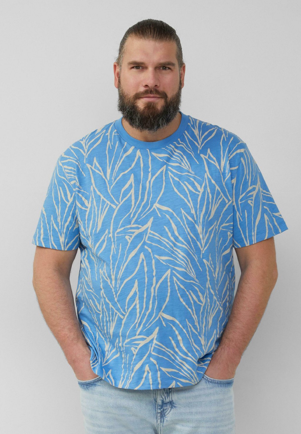 

Футболка с принтом MIT ALL-OVER s.Oliver, синий