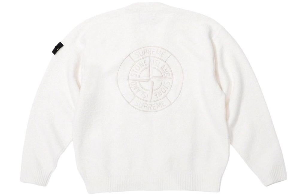

Stone Island X STONE ISLAND FW23 Совместный трикотаж унисекс Supreme, желтый