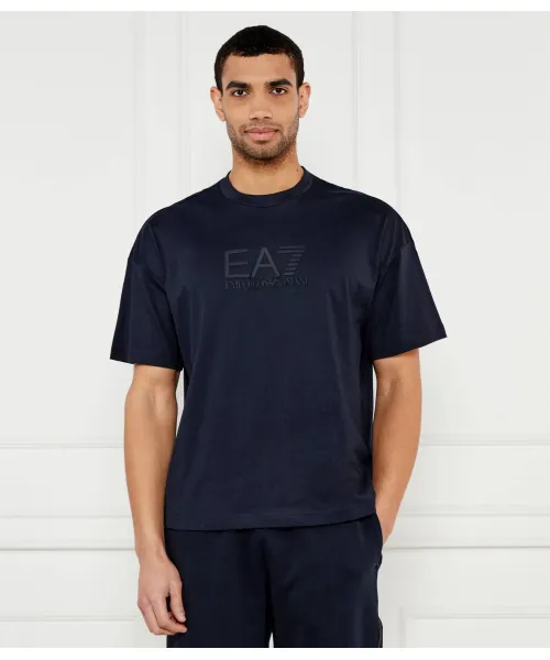 

Футболка Loose fit Ea7, синий