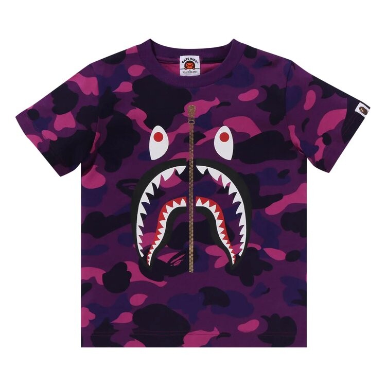 

Футболка BAPE Color Camo Shark Tee, фиолетовый