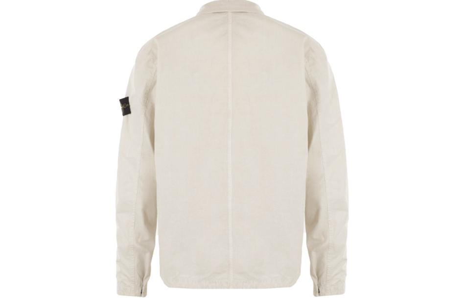 STONE ISLAND Куртка мужская молочно-белая, Milk White — фото 4
