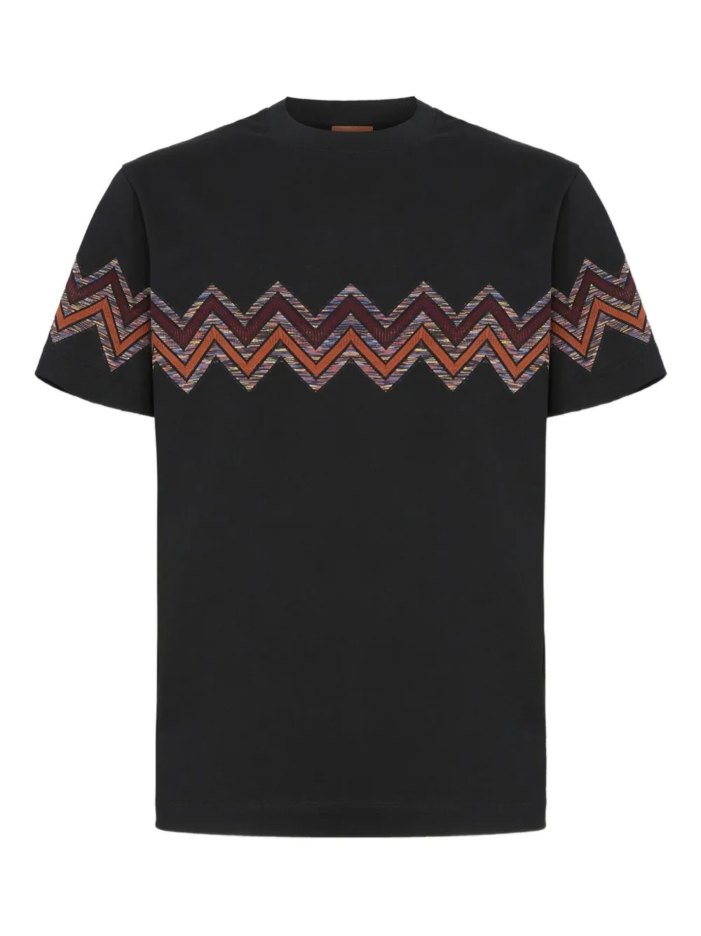 

Футболка с короткими рукавами и зигзагообразным принтом Missoni, серый