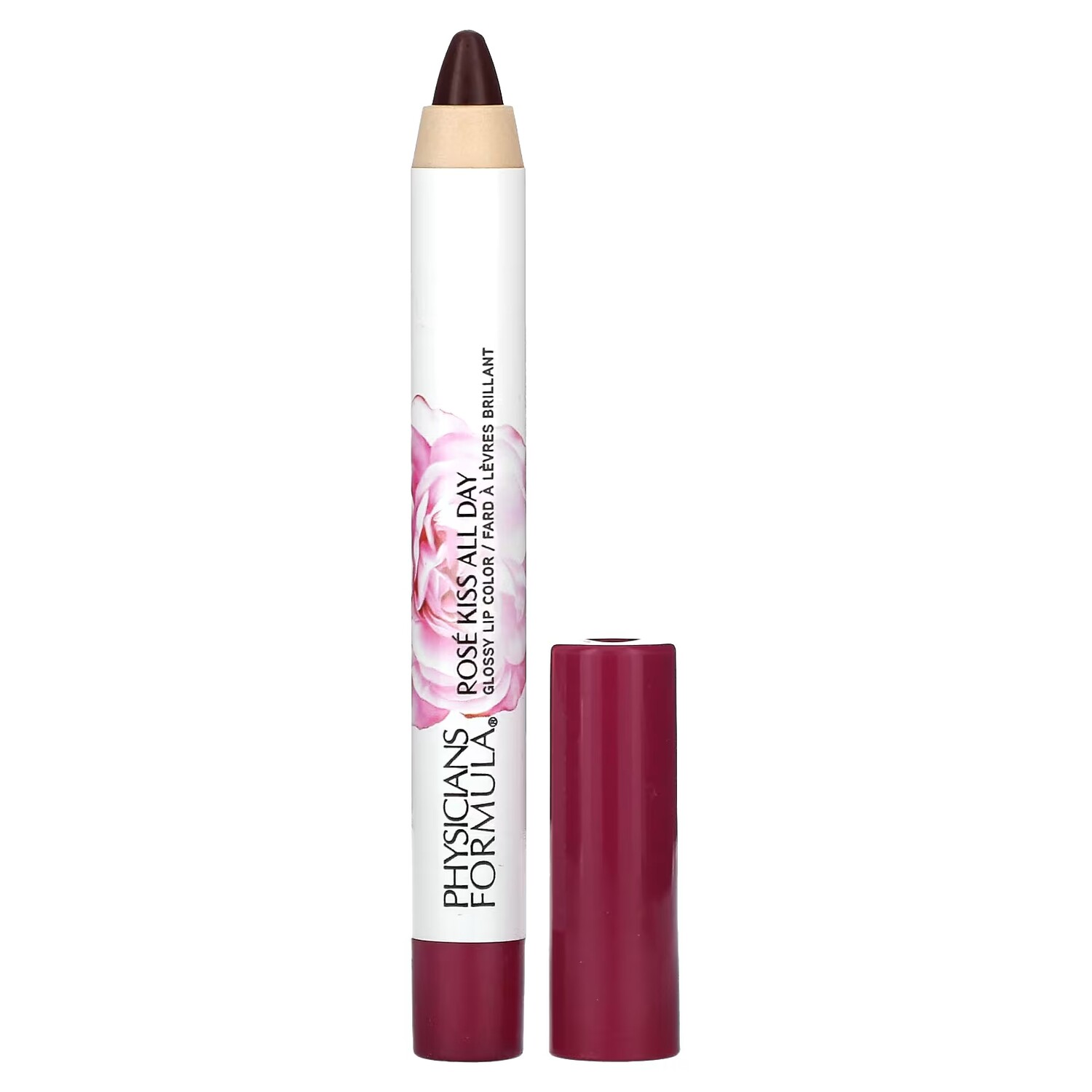 

Гумбная помада Physicians Formula Rosé Kiss All Day Glossy Lip Color