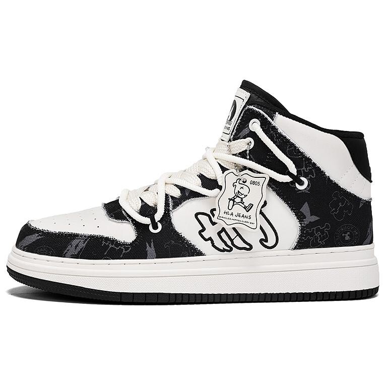 

Кроссовки HLA JEANS Skateboarding Shoes Unisex High-top, бежевый/синий