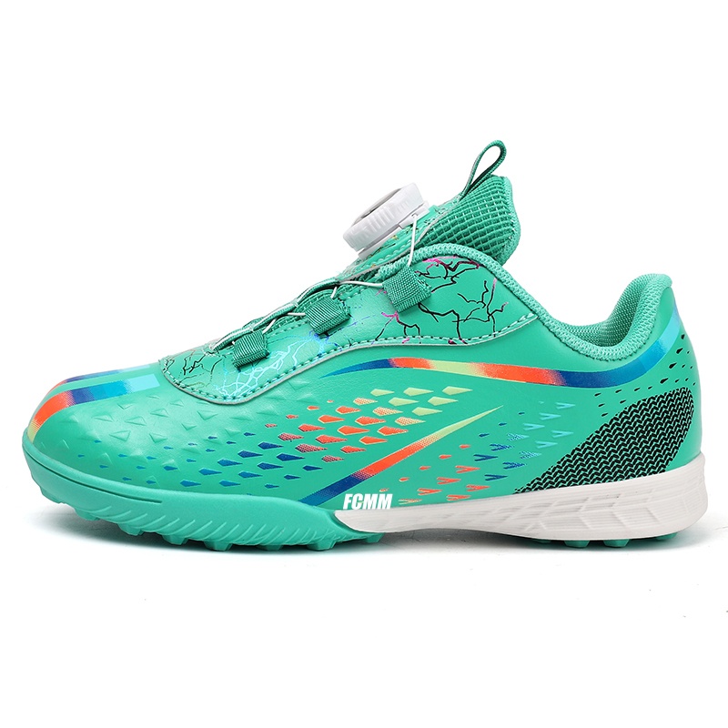 

Противоскользящие и дышащие футбольные бутсы для детей FCMM, зеленый