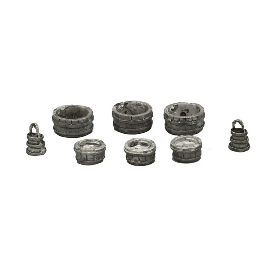 

Деревянные ванны и ведра, Historical Miniatures - Medieval - Accessories (28mm) (Mirliton SG)