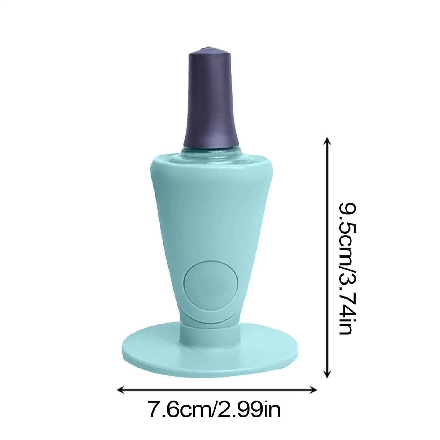 Наклонный силиконовый держатель для лака для ногтей Bollisate, Light Green — фото 4