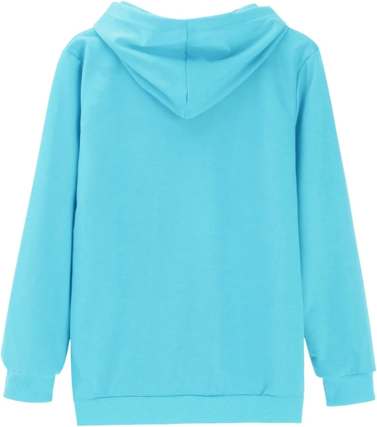 Детский спортивный костюм из хлопка, 2 предмета, толстовка и штаны, Sky Blue — фото 3
