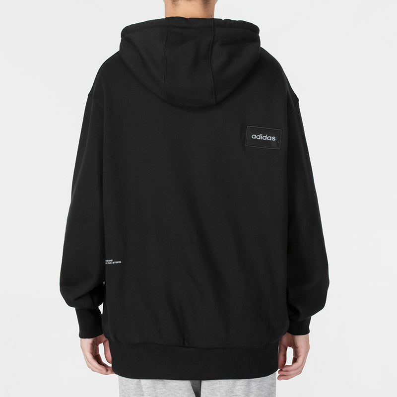 Худи adidas originals Adicolor Hoody Logo HS1998, черный — фото 4