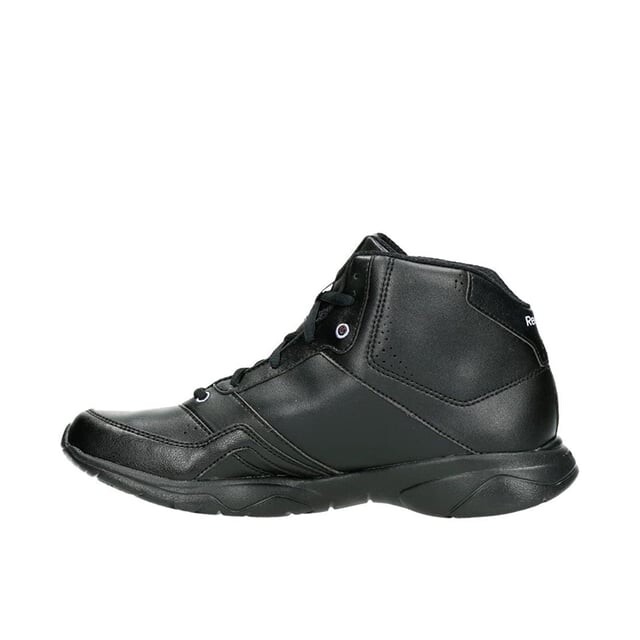 Черные синтетические женские кроссовки Studio Advance Mid Pea Up v46919 Reebok, черный — фото 2