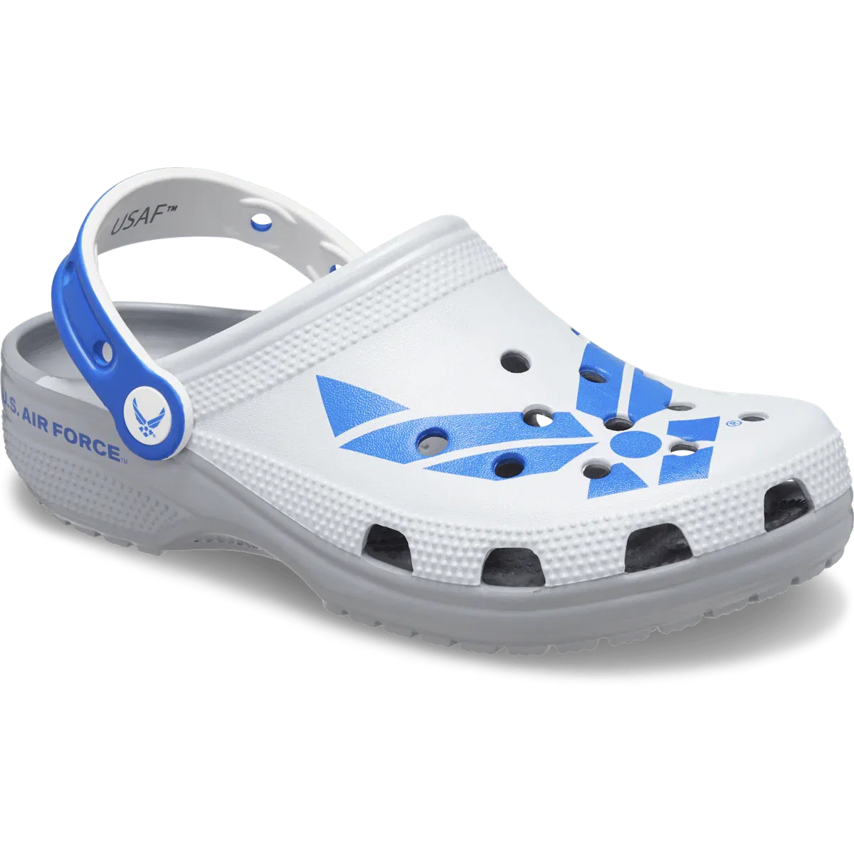 Классические сабо ВВС США Crocs, белый — фото 3