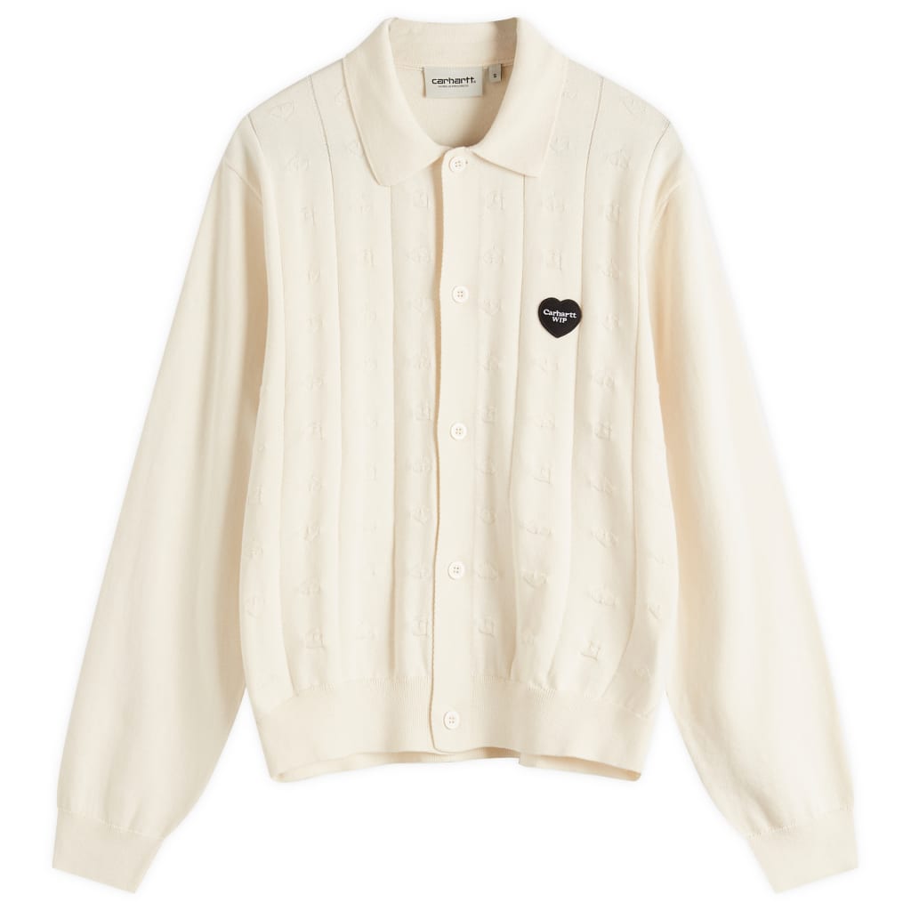 

Кардиган Drewe с сердечками Carhartt Wip, цвет natural