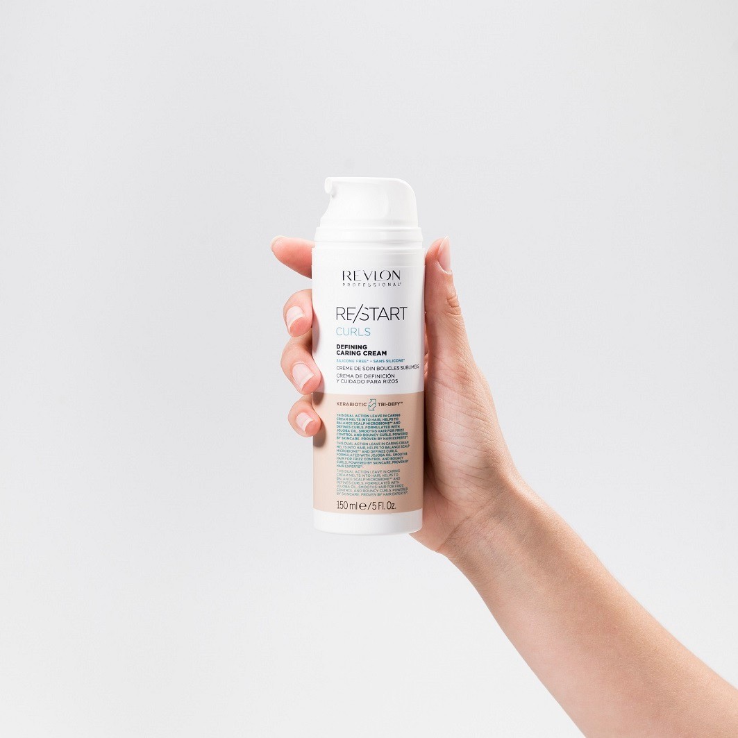 Крем для волос restart curls defining caring cream Revlon Professional, объем 150 мл — фото 3