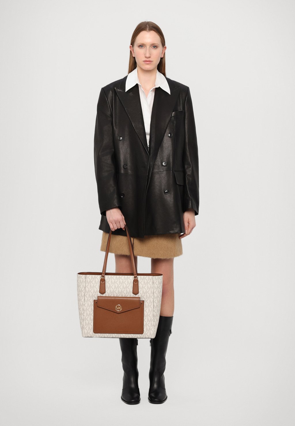 

Сумка-тоут JOEY POCKET TOTE MICHAEL Michael Kors, кремовый