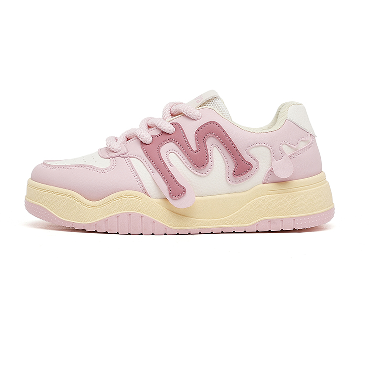 

Babaya Антискользящие износостойкие легкие дышащие скейтбордские кроссовки на низком ходу с эффектом увеличения роста унисекс - Pink, цвет Pink