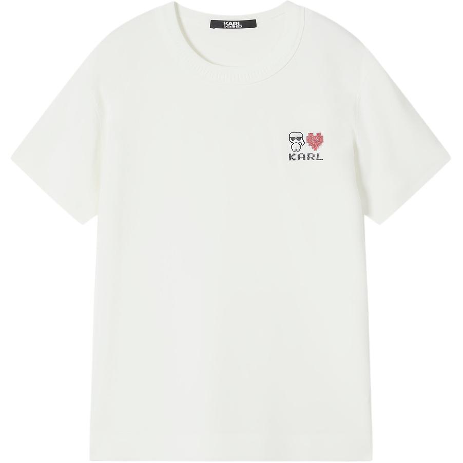 

Футболка Unisex KARL LAGERFELD Minimalist Style Premium Feel Fashion Outdoor SS26 KARL LAGERFELD / Karl Lagerfeld Jeans, белый