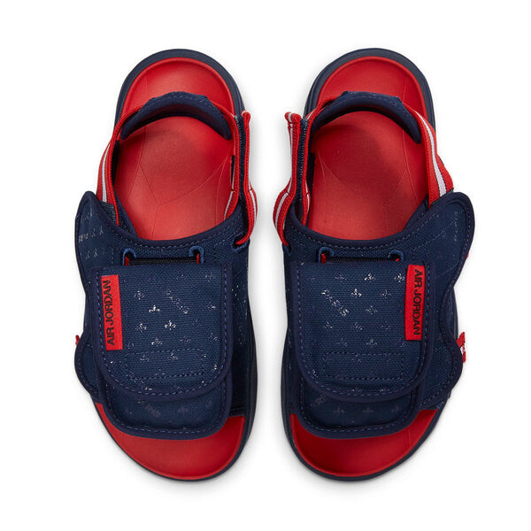 Тапочки paris saint-germain x ls slide 'midnight navy red' Air Jordan, синий — фото 4