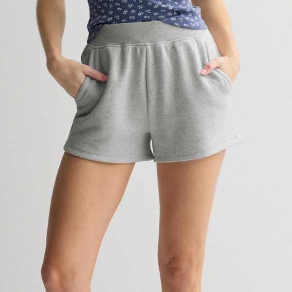 

Детские флисовые шорты с резинкой на талии So, цвет gray fox heather