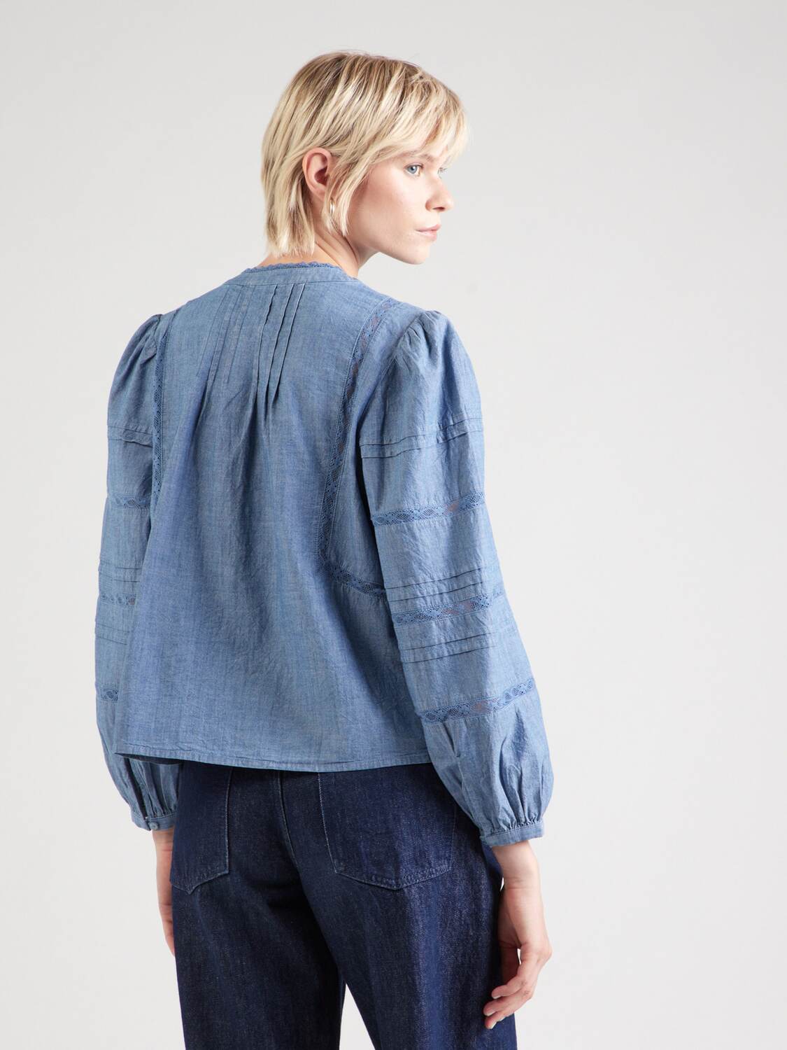 LEVI'S  Блузка в синем дениме — фото 4