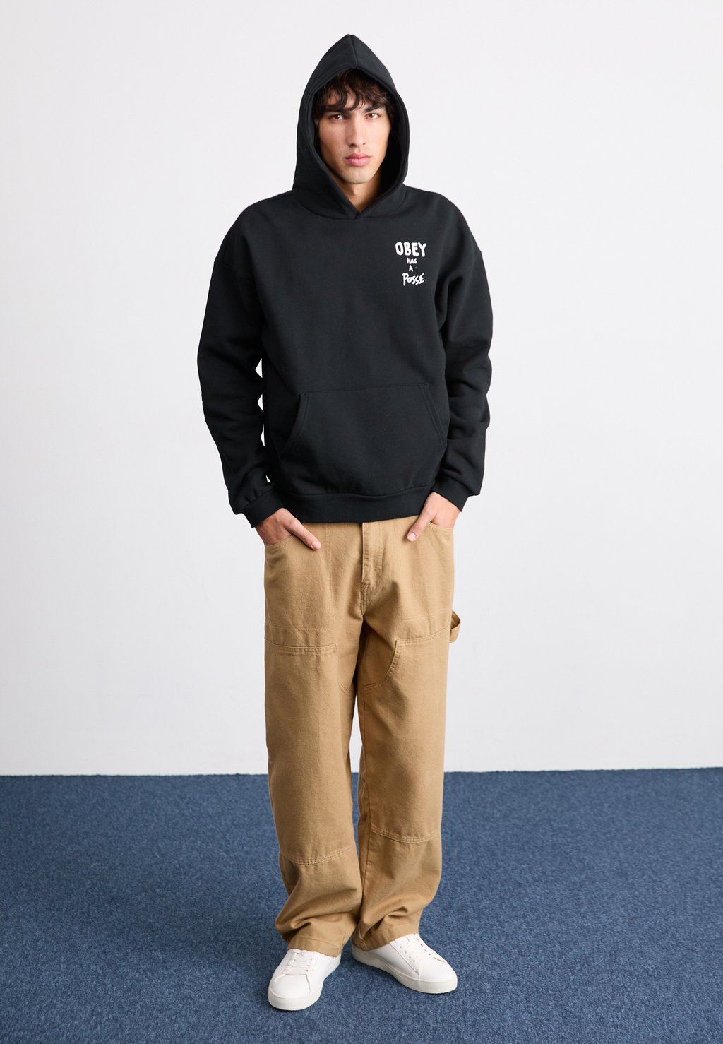

Толстовка POSSE EXTRA HEAVY HOOD Obey Clothing, черный
