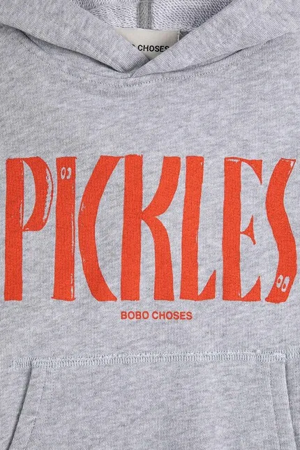 Худи детское Spicy Pickles Bobo Choses, серый — фото 3
