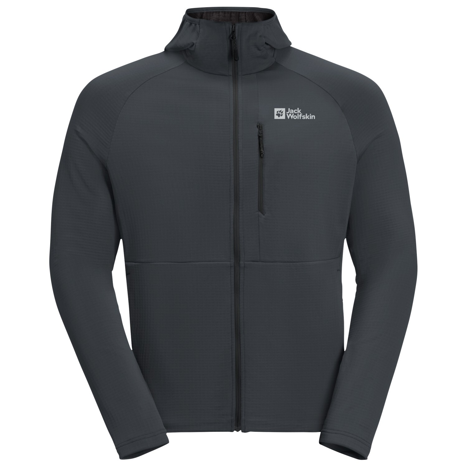 

Флисовая жилетка Jack Wolfskin Kolbenberg Hooded Full Zip, цвет Phantom