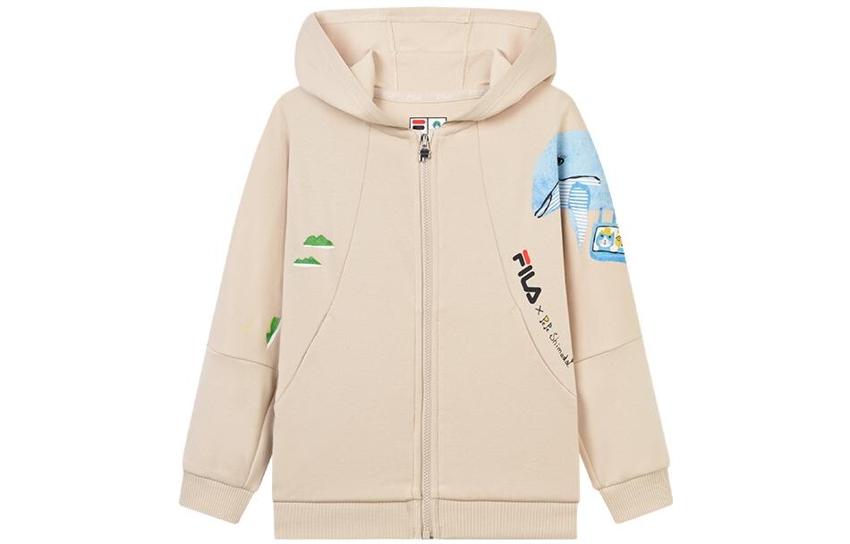 

Детская куртка ФИЛА FILA, цвет Light light khaki