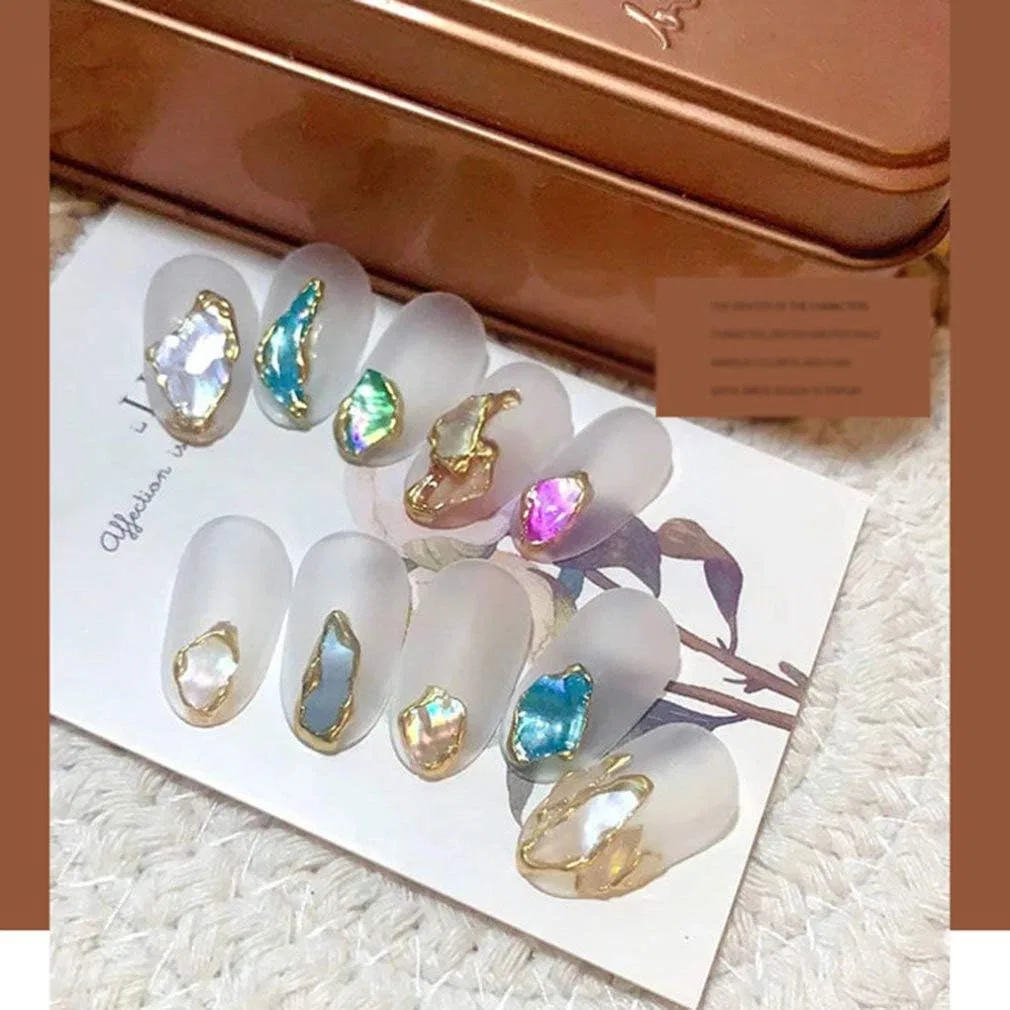 Набор из 3 коробочек декоративных ракушек для ногтей Jiahao — фото 2