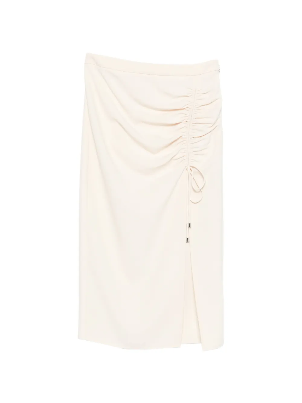 

Миди-юбка с деталями на кулиске Patrizia Pepe, бежевый