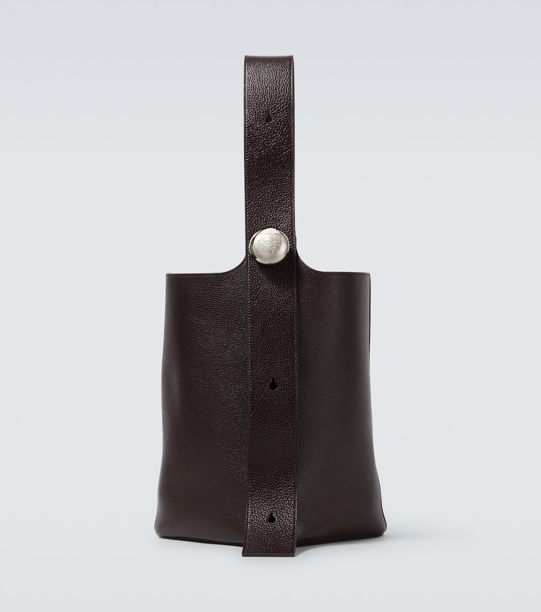 

Кожаная сумка-ведро Pebble Large Loewe, Oxblood