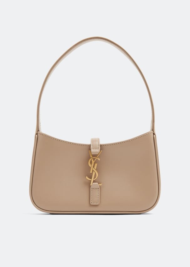 

Сумка Saint Laurent Le 5 À 7 Mini Hobo, бежевый